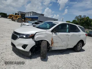 2021 Chevrolet Equinox LT with VIN 3GNAXKEV5MS172627, listed as a Copart auction lot 62998755 with 82,485 mi miles and Salvage title. Bid and sale history available at DreamBid. Image 1.