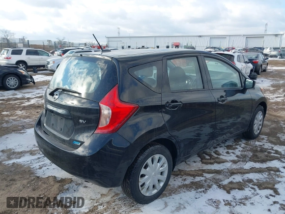 2016 Nissan Note S Plus with VIN 3N1CE2CP4GL382827, listed as a IAAI auction lot 41361028 with 134,407 mi miles and . Bid and sale history available at DreamBid. Image 4.