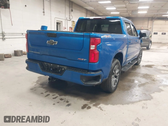 2023 Chevrolet Silverado 1500 RST with VIN 1GCUDEED7PZ110340, listed as a IAAI auction lot 41716312 with 24,197 mi miles. Bid and sale history available at carsss.com. Image 4.