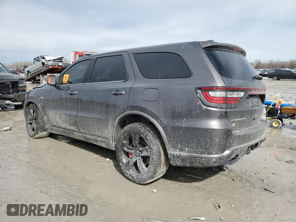 2018 Dodge Durango SRT with VIN 1C4SDJGJ5JC498181, listed as a Copart auction lot 46237655 with Not Provided miles and Salvage Title. Bid and sale history available at DreamBid. Image 2.
