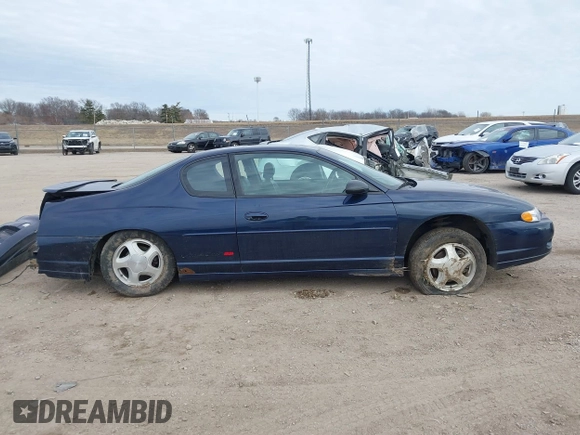 2001 Chevrolet Monte Carlo SS with VIN 2G1WX15K519292279, listed as a IAAI auction lot 41537531 with 104,031 mi miles. Bid and sale history available at carsss.com. Image 14.