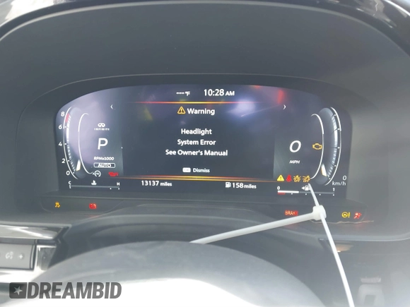 2024 Infiniti QX60 Autograph with VIN 5N1DL1HU1RC346328, listed as a IAAI auction lot 41845722 with 13,137 mi miles and . Bid and sale history available at DreamBid. Image 7.