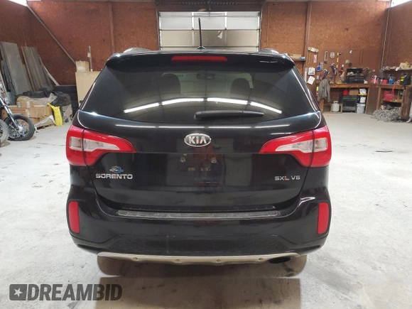 2015 Kia Sorento SX with VIN 5XYKWDA79FG601047, listed as a Copart auction lot 46618305 with 152,698 mi miles and Salvage Title. Bid and sale history available at carsss.com. Image 6.