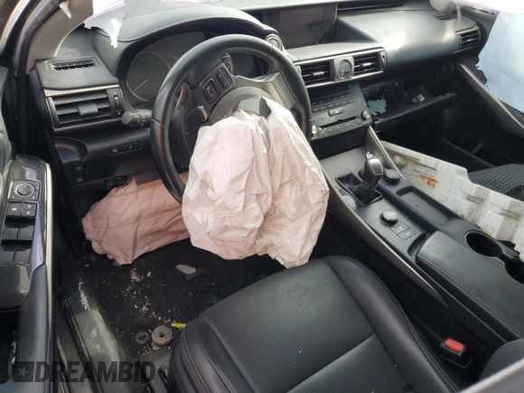 2018 Lexus IS with VIN JTHBA1D24J5068103, listed as a Copart auction lot 55030035 with 0 mi miles and Salvage Title. Bid and sale history available at carsss.com. Image 8.