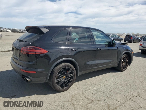 2017 Porsche Cayenne Turbo with VIN WP1AC2A2XHLA92055, listed as a Copart auction lot 52610555 with 82,224 mi miles and Salvage title. Bid and sale history available at DreamBid. Image 3.