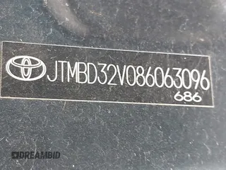 2008 Toyota RAV4 Sport с VIN JTMBD32V086063096, выставлен на аукционе IAAI как лот 42664503 с пробегом 255 415 миль миль и . История ставок и продаж доступна на DreamBid. Изображение 9.