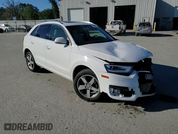 2015 Audi Q3 Premium Plus with VIN WA1BFCFS7FR014199, listed as a Copart auction lot 81987154 with 62,071 mi miles and Salvage title. Bid and sale history available at DreamBid. Image 14.