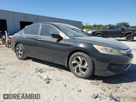 2016 Honda Accord LX with VIN 1HGCR2F34GA045402, listed as a Copart auction lot 48741335 with Not Provided miles and Salvage Title. Bid and sale history available at DreamBid. Image 4.