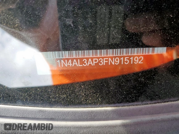 2015 Nissan Altima S with VIN 1N4AL3AP3FN915192, listed as a Copart auction lot 50333745 with 297,372 mi miles and Salvage Title. Bid and sale history available at carsss.com. Image 14.