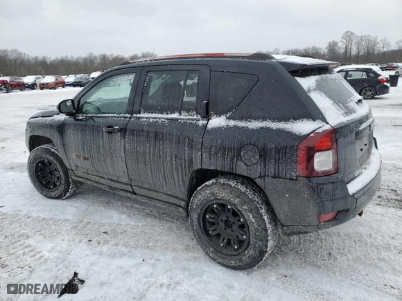 2014 Jeep Compass Latitude with VIN 1C4NJDEB3ED760377, listed as a Copart auction lot 45976945 with NaN miles and Salvage Title. Bid and sale history available at carsss.com. Image 2.