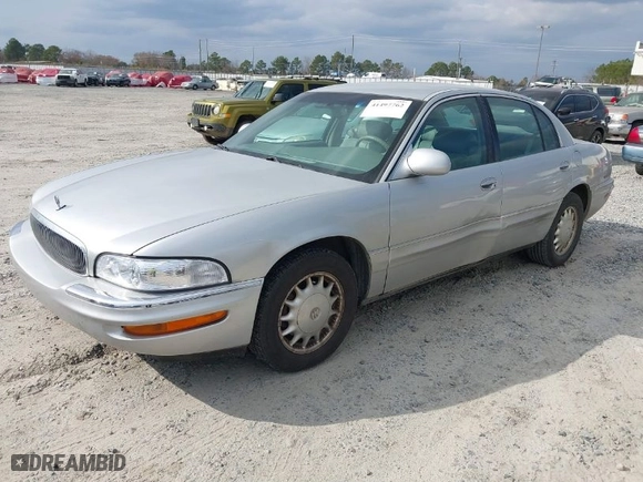 1999 Buick Park Avenue with VIN 1G4CW52K1X4641387, listed as a IAAI auction lot 41497762 with 116954 miles. Bid and sale history available at carsss.com. Image 2.