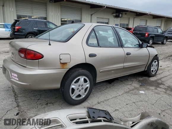 2002 Chevrolet Cavalier LS with VIN 1G1JF524127274732, listed as a Copart auction lot 67275434 with 0 mi miles and Salvage Title. Bid and sale history available at carsss.com. Image 3.