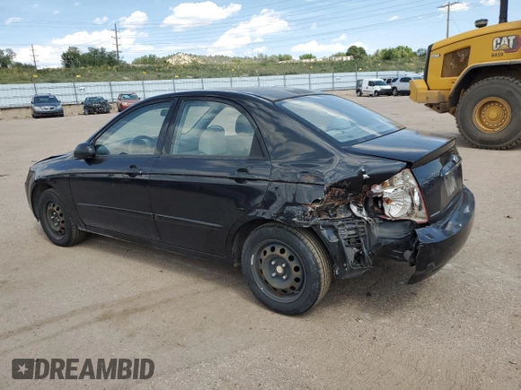 2006 Kia Spectra EX with VIN KNAFE121065348140, listed as a Copart auction lot 70874144 with 181,710 mi miles and Salvage Title. Bid and sale history available at carsss.com. Image 2.