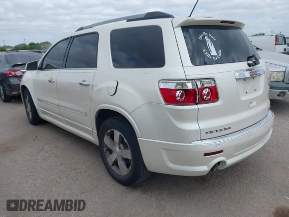 2011 GMC Acadia Denali with VIN 1GKKRTED3BJ389701, listed as a IAAI auction lot 42015288 with 139,996 mi miles and . Bid and sale history available at DreamBid. Image 3.
