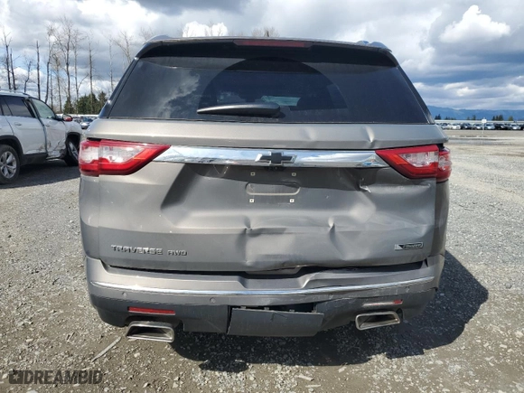 2018 Chevrolet Traverse Premier with VIN 1GNEVJKW9JJ190415, listed as a Copart auction lot 51465035 with 41,344 mi miles and Salvage Title. Bid and sale history available at carsss.com. Image 6.