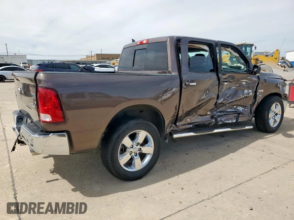 2018 Ram 1500 Big Horn with VIN 1C6RR7LT4JS250169, listed as a Copart auction lot 48905465 with 48,802 mi miles and Salvage Title. Bid and sale history available at carsss.com. Image 3.