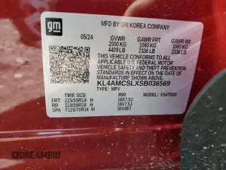 2025 Buick Encore GX Preferred with VIN KL4AMCSLXSB036569, listed as a Copart auction lot 48410175 with 2,392 mi miles and Salvage title. Bid and sale history available at DreamBid. Image 13.