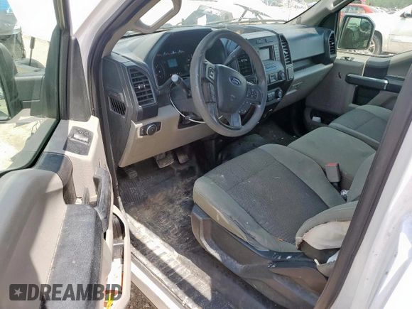 2016 Ford F-150 XL with VIN 1FTNF1CG0GKD81110, listed as a Copart auction lot 57208315 with 211,574 mi miles and Salvage title. Bid and sale history available at DreamBid. Image 8.