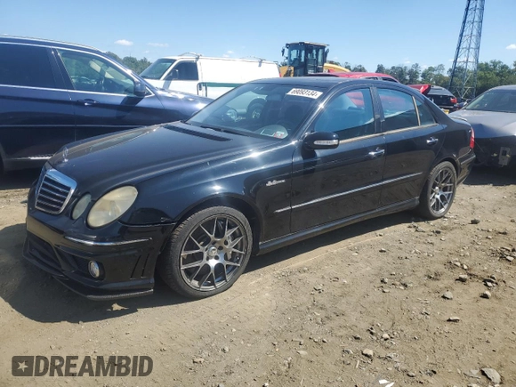 2005 Mercedes-Benz E-Class 5.5L AMG with VIN WDBUF76J85A775915, listed as a Copart auction lot 69093134 with 125,841 mi miles and Clean Title. Bid and sale history available at carsss.com. Image 1.