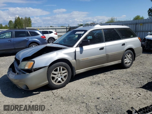 2003 Subaru Legacy Outback с VIN 4S3BH675836623695, выставлен на аукционе Copart как лот 54181335 с пробегом 236 103 миль миль и Списание • Salvage title. История ставок и продаж доступна на DreamBid. Изображение 1.