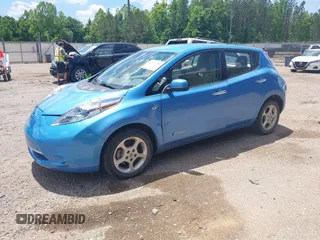 2012 Nissan LEAF SL with VIN JN1AZ0CP3CT022048, listed as a IAAI auction lot 42177290 with 49,194 mi miles and . Bid and sale history available at DreamBid. Image 2.