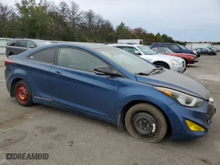 2014 Hyundai Elantra Coupe with VIN KMHDH6AH6EU027507, listed as a Copart auction lot 72250074 with 156,343 mi miles and Clean Title. Bid and sale history available at carsss.com. Image 4.