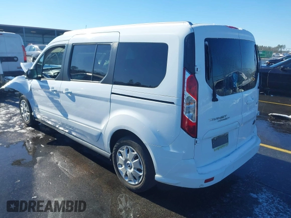 2018 Ford Transit Connect XLT with VIN NM0GS9F7XJ1365442, listed as a IAAI auction lot 41369549 with 35,601 mi miles and . Bid and sale history available at DreamBid. Image 3.