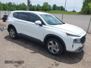 2023 Hyundai Santa Fe SE z VIN 5NMS14AJ9PH630176, wystawiony jako IAAI lot #42202536 z przebiegiem 26 624 mil mil oraz . Historia ofert i sprzedaży dostępna na DreamBid. Obrazek 1.