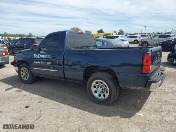 2006 Chevrolet Silverado 1500 LS with VIN 3GCEC14X96G221031, listed as a Copart auction lot 69818934 with 124,520 mi miles and Salvage Title. Bid and sale history available at carsss.com. Image 2.