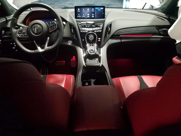 2023 Acura RDX w/A-Spec Package with VIN 5J8TC1H67PL005466, listed as a Copart auction lot 86745844 with 19,304 mi miles and Salvage Title. Bid and sale history available at carsss.com. Image 8.