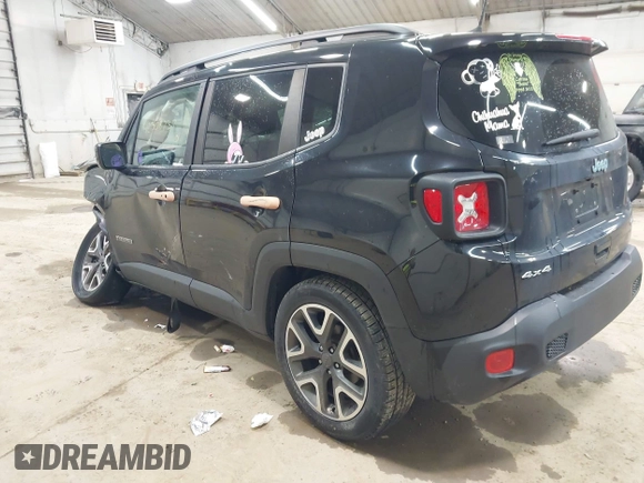 2018 Jeep Renegade Latitude with VIN ZACCJBBB9JPH50898, listed as a IAAI auction lot 42308737 with 112,440 mi miles and . Bid and sale history available at DreamBid. Image 3.