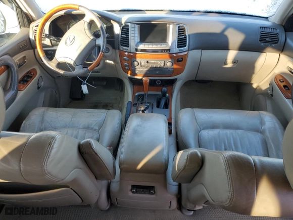 2004 Lexus LX 470 with VIN JTJHT00WX43539807, listed as a Copart auction lot 87842755 with NaN miles and Clean Title. Bid and sale history available at carsss.com. Image 8.