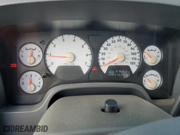 2007 Dodge Ram 2500 ST with VIN 3D7KS26D87G729433, listed as a Copart auction lot 43760045 with 237,035 mi miles and Salvage Title. Bid and sale history available at carsss.com. Image 9.