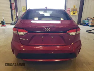 2022 Toyota Corolla LE with VIN JTDEPMAE9NJ201982, listed as a Copart auction lot 43121115 with 67,004 mi miles and Salvage Title. Bid and sale history available at carsss.com. Image 6.