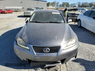 2012 Lexus IS 250 with VIN JTHCF5C22C5060468, listed as a Copart auction lot 75116504 with 206,410 mi miles and Salvage Title. Bid and sale history available at DreamBid. Image 5.