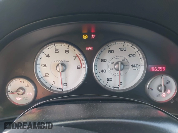 2006 Acura RSX with VIN JH4DC538X6S008562, listed as a IAAI auction lot 41760048 with 106,398 mi miles and . Bid and sale history available at DreamBid. Image 7.