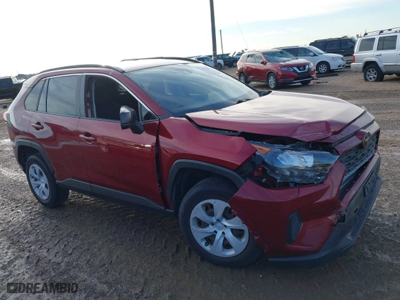 2021 Toyota RAV4 LE with VIN JTMH1RFV7MD067278, listed as a IAAI auction lot 41152477 with 55,094 mi miles. Bid and sale history available at carsss.com. Image 6.