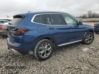 2024 BMW X3 xDrive30i with VIN 5UX53DP02R9V64816, listed as a Copart auction lot 81795744 with 0 mi miles and Clean Title. Bid and sale history available at carsss.com. Image 3.