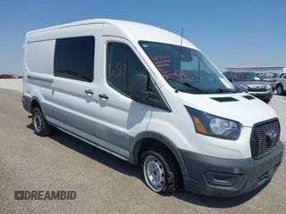 2024 Ford Transit z VIN 1FTYE1C81RKA82799, wystawiony jako IAAI lot #42156317 z przebiegiem 15 038 mil mil oraz . Historia ofert i sprzedaży dostępna na DreamBid. Obrazek 1.