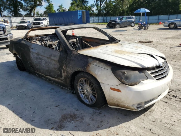 2009 Chrysler Sebring Touring with VIN 1C3LC55D39N516726, listed as a Copart auction lot 81667954 with 0 mi miles and Non Repairable. Bid and sale history available at carsss.com. Image 4.