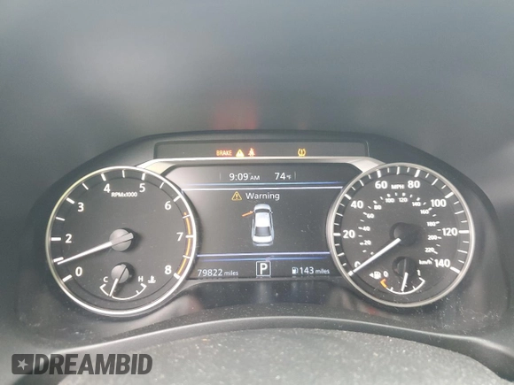 2020 Nissan Altima S with VIN 1N4BL4BV3LC252883, listed as a Copart auction lot 64293805 with 79,822 mi miles and Clean title. Bid and sale history available at DreamBid. Image 9.