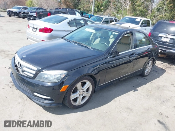 2011 Mercedes-Benz C C 300 Sport with VIN WDDGF5EB4BA470295, listed as a IAAI auction lot 41839983 with 226,266 mi miles. Bid and sale history available at carsss.com. Image 2.
