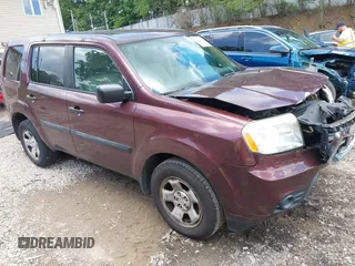 2013 Honda Pilot LX with VIN 5FNYF3H26DB040325, listed as a IAAI auction lot 42520276 with 131,152 mi miles and . Bid and sale history available at DreamBid. Image 1.