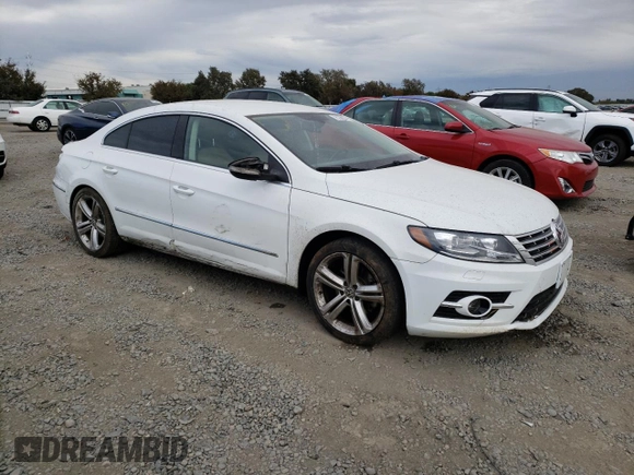 2015 Volkswagen CC R-Line with VIN WVWBP7AN9FE816661, listed as a Copart auction lot 76229534 with 91,489 mi miles and Salvage Title. Bid and sale history available at carsss.com. Image 4.
