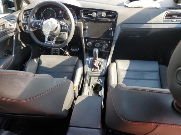 2021 Volkswagen Golf GTI S with VIN 3VW6T7AU8MM001067, listed as a Copart auction lot 57176434 with 7,462 mi miles and Non Repairable. Bid and sale history available at carsss.com. Image 8.