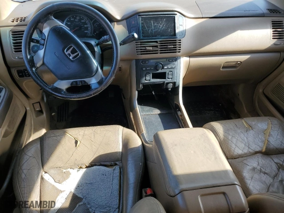2004 Honda Pilot EX with VIN 2HKYF18534H525442, listed as a Copart auction lot 54227915 with 213,509 mi miles and Salvage Title. Bid and sale history available at carsss.com. Image 8.