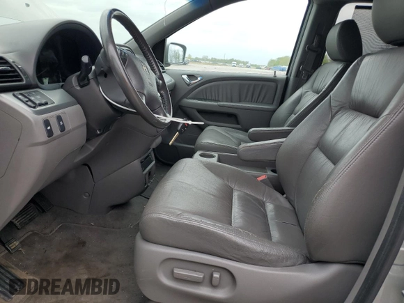 2009 Honda Odyssey EX-L with VIN 5FNRL387X9B055281, listed as a Copart auction lot 53981085 with 153,290 mi miles and Salvage Title. Bid and sale history available at carsss.com. Image 7.