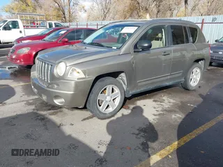 2007 Jeep Compass Sport with VIN 1J8FF47W37D325148, listed as a IAAI auction lot 40962150 with 198,345 mi miles. Bid and sale history available at carsss.com. Image 2.