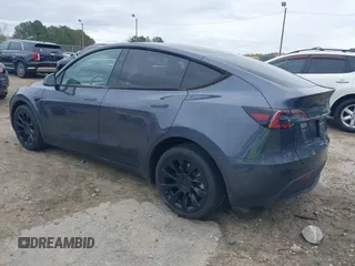 2023 Tesla Model Y Long Range with VIN 7SAYGDEE3PA177437, listed as a IAAI auction lot 41813483 with 17,093 mi miles. Bid and sale history available at carsss.com. Image 3.