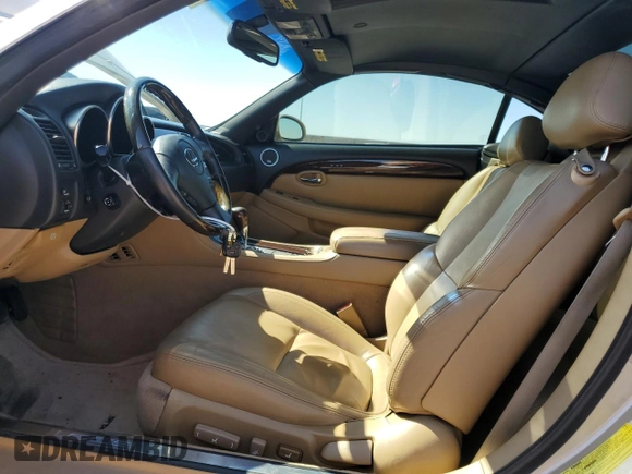 2006 Lexus SC 430 with VIN JTHFN48Y669007583, listed as a Copart auction lot 75931734 with 92,044 mi miles and Salvage Title. Bid and sale history available at DreamBid. Image 7.